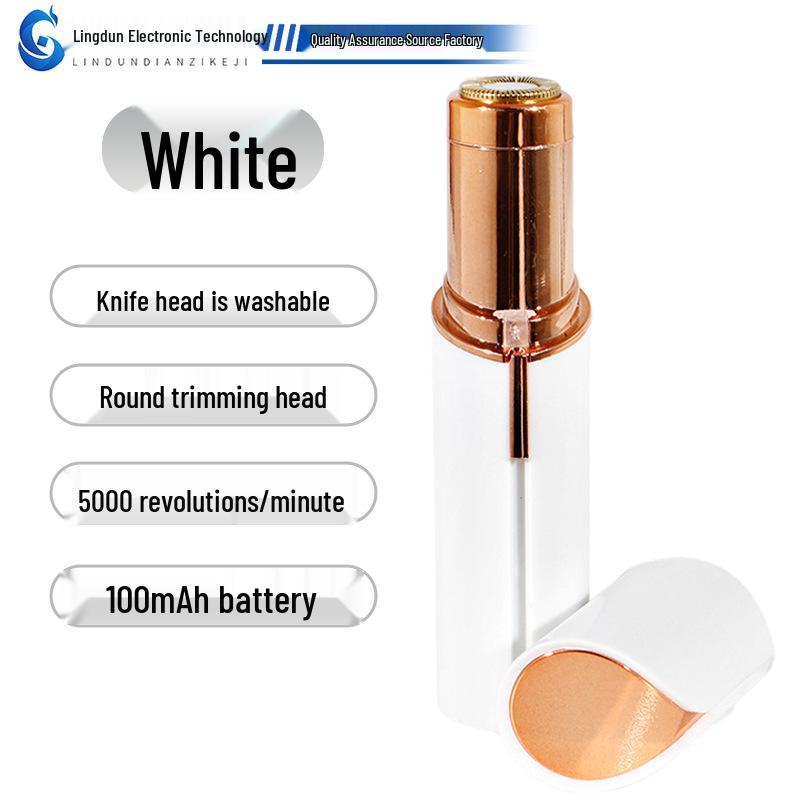 Electric Women's Hair Removal Device: Shaver & Trimmer for Eyebrows, Facial & Lip Hair