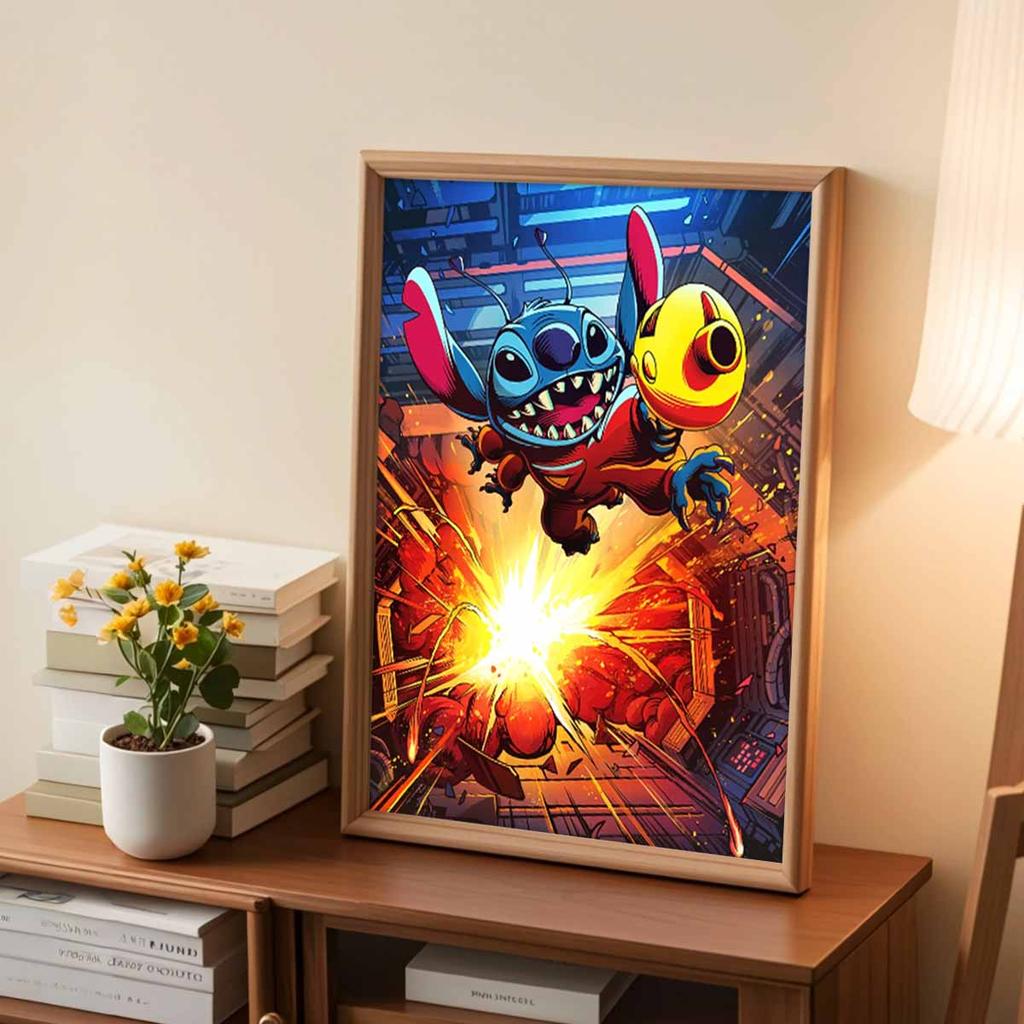 DIY Diamond Painting Brave Stitch Cross Stitch Kit Mosaic Art Diamond Painting Full Circle Diamond Home Decoration