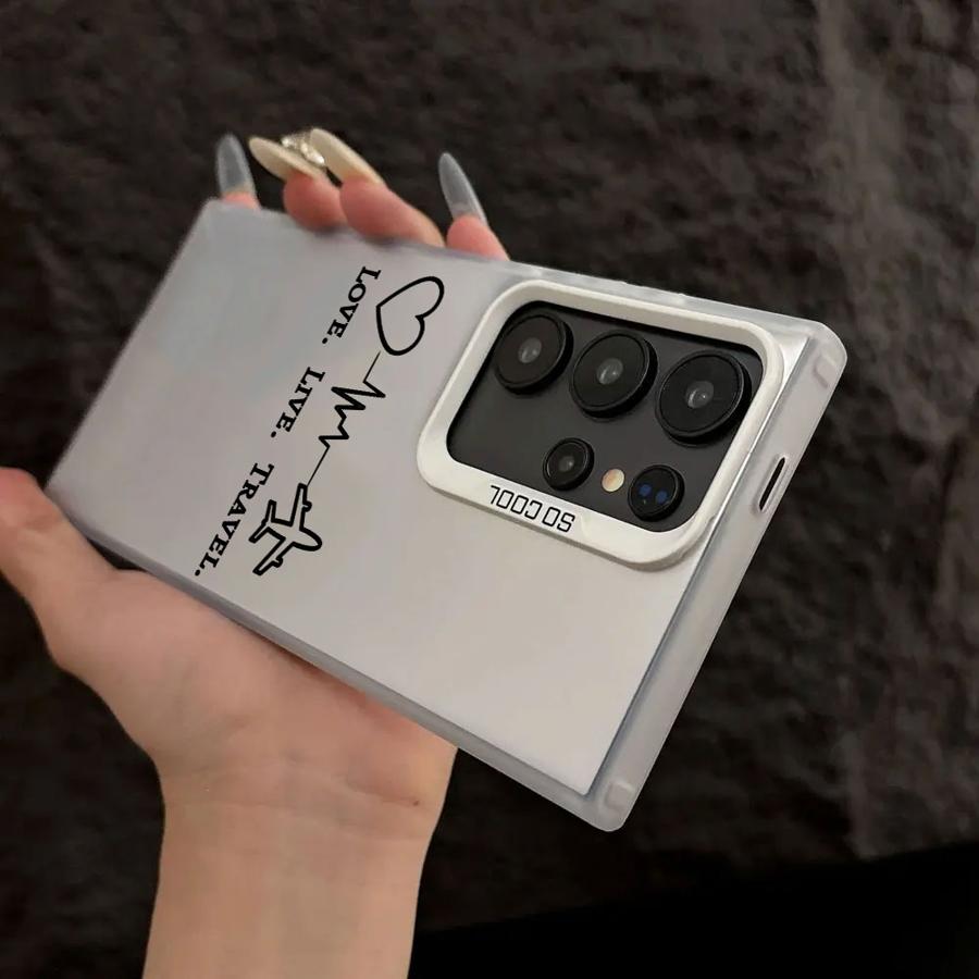 Hülle für Samsung Galaxy S25 S24 FE S22 Ultra S25Edge Note 20 Ultra S21 S23 S20 FE Handyhülle Linie Flugzeug Topographisch