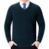 Men's Winter V-Neck Knit Sweater for Casual or Business Wear