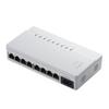 Logitec Switching Hub 8 Ports 100BASE Compatible Power Supply Built-in LAN-SW08P/PB