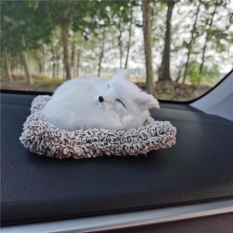 Activated Carbon Dog Ornament for Car Interior, Bamboo Charcoal Bag Decor