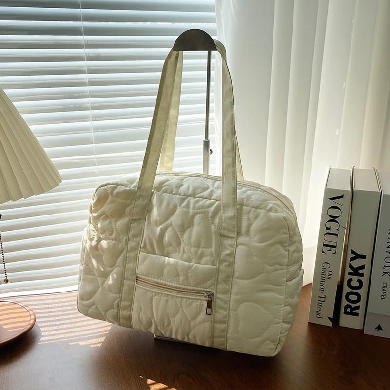 Street Style Nylon Bag For Women Large Capacity Crossbody Travel Purse With Zipper