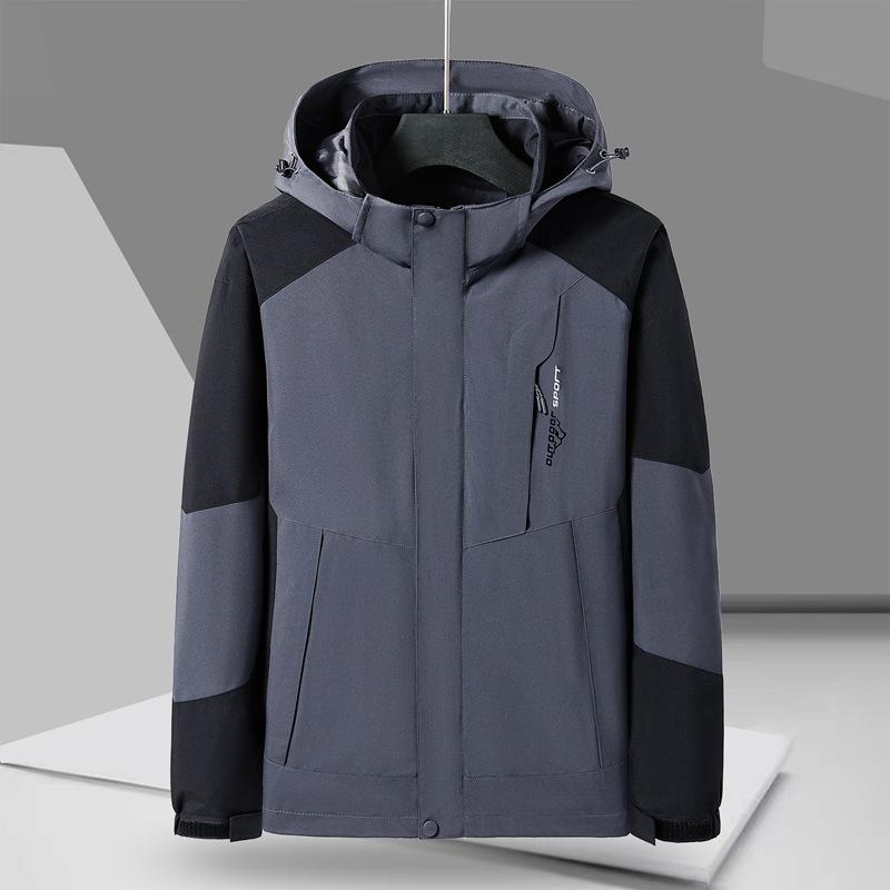 Men's Casual Windproof Thin Shell Jacket: Couple Style Mountaineering Outerwear for Spring and Autumn