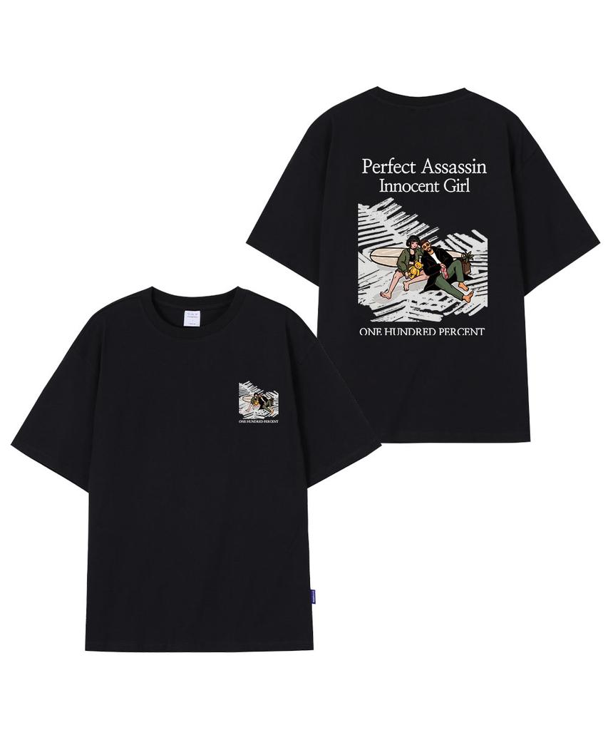 OHP Ohpxquirk Killer'S Vacation Semi-Over Short Sleeve T-Shirt 6 (B Type)