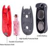 9-Pack Security Lights, Bicycle High Visibility Strobe Lights, (Red/Blue/Green)
