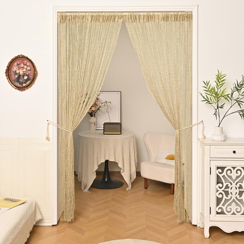 Modern Line Window Net Curtain Against Culicid Plan Thin Polyester Substance Simple Home Improve