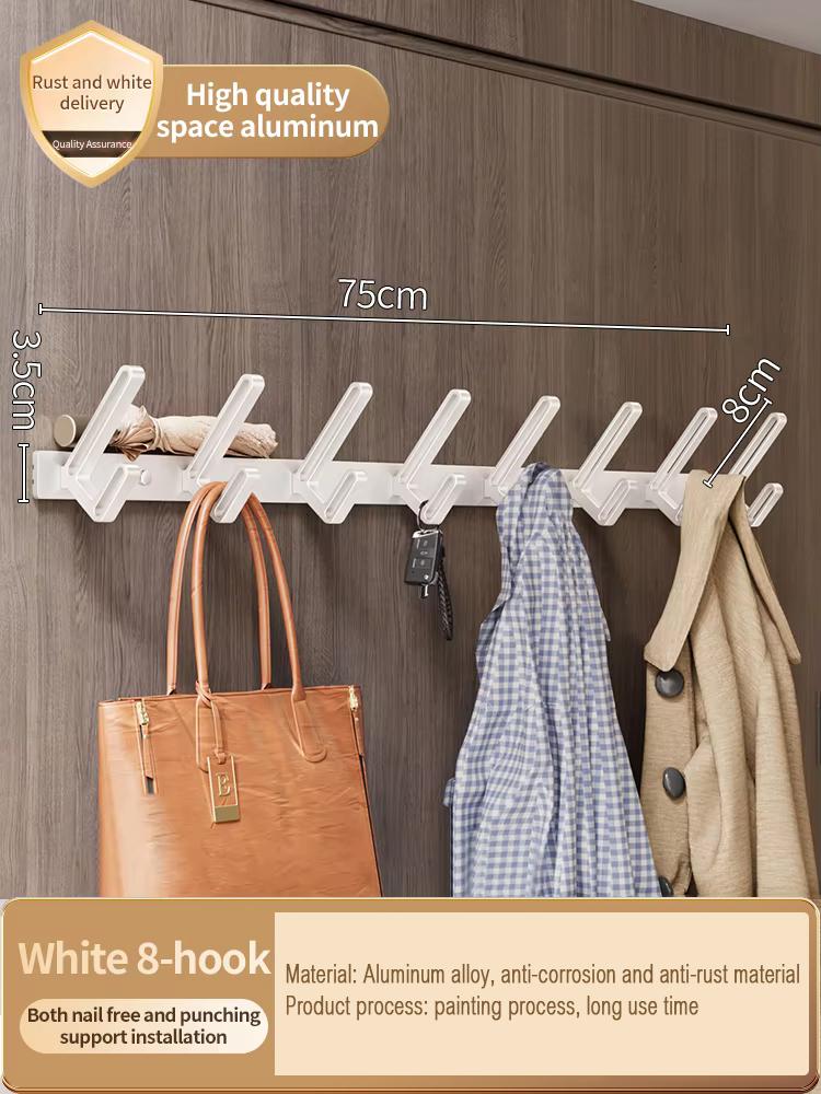 Kein Bohren Upgrade Die Oberen Und Unteren Großen Haken Wandhaken Türhaken Kleiderbügel Hängend für Küchenhaken