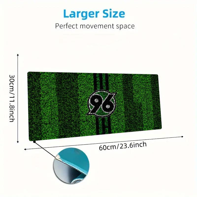 Hannover 96 Large Size Mouse Pad Large Gaming Table Cushion Non-slip Laptop Tablet Big Mousepad XXL Mat Mini PC Playmat With Lock edge