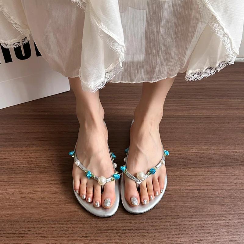 Fashion Clip Toe Women Slippers Flats Casual Shoes Cozy Dress Walking Woman Sandals 2025 Summer Fashion Flip Flops Mujer De Zapatillas