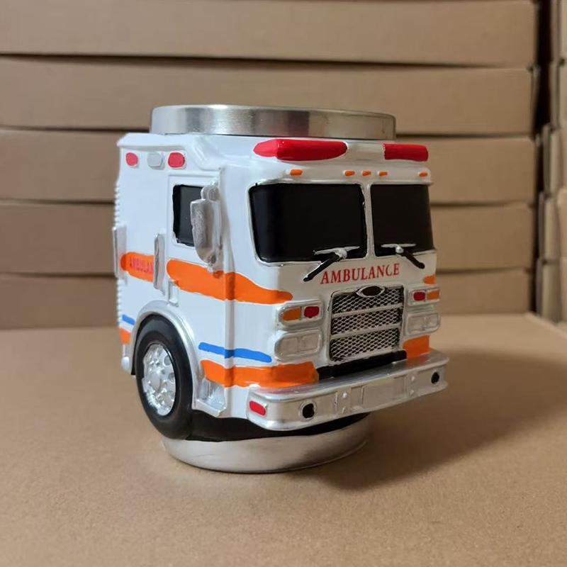 Funny Mugs Firefighting Coffee Mugs Creative Design Truck Coffee Mug Firefighting Coffee Mugs Tea Cup For Hot Cold Water Juice