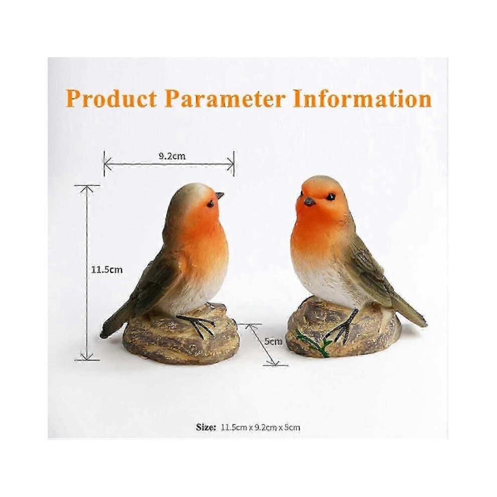 2024,2 Pack Solar Powered Bird Shaped Led Solar Lights Garden Decor Waterproof