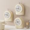 Transparent Cling Film Storage Box Wall Mounted Storage Holder Storage Bucket  For Home