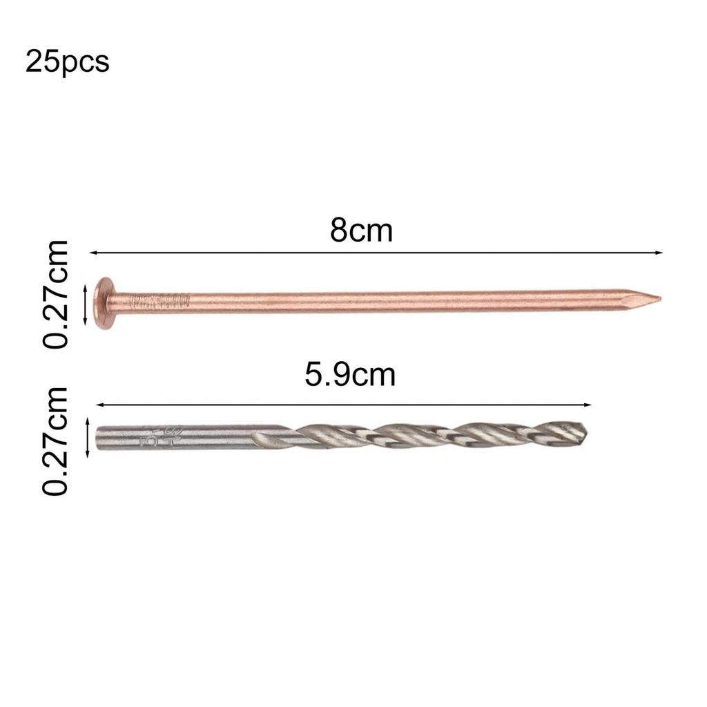 Effective Copper Nail Spikes 4 Inch Length for Tree and Stump Root Management