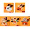 50pcs Little Bear Candy Decoration Card Halloween Cartoon Pumpkin Card
