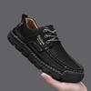 Modische Stilvolle Version Herren Leder Wanderschuhe Outdoor Rutschfest Walking Sneakers Oxford Schuhe Ganztägig Tragbar Trekking Schuhwerk Trainer