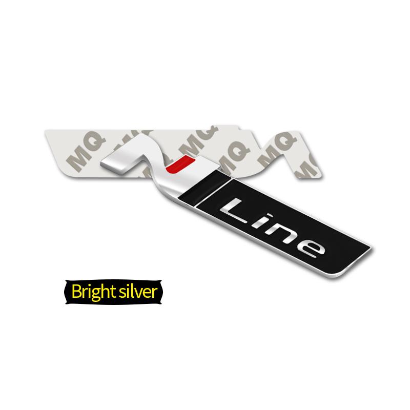 Car-Styling Metal Stickers N LINE Emblem Grille Badge For Veloster Accent Kona Elantra Ix25 Ix35 i30 i20 Sonata Tucson Kona