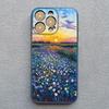 Aesthetic Beauty Sunset Flower Field Phone Case For iPhone 16 13 12 Mini 11 Pro Max 14 15 Plus Pro Max XS X XR 7 8 SE2 Covers