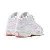 Reebok Question Mid Big Kid Pink Toe Kids Sneakers White Footwear-White Pink-Glow GX9357