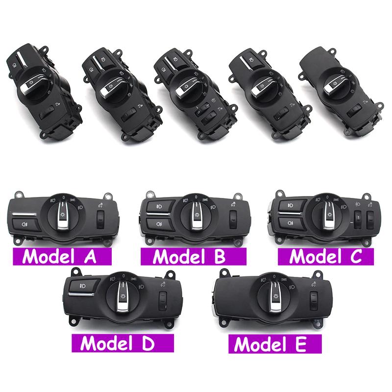 F10 F11 F07 F06 F01 F25 F26 Car Front Head Lamp Headlight Switch Assembly For BMW 5 6 7 Series X3 X4  61319192744 61319192746