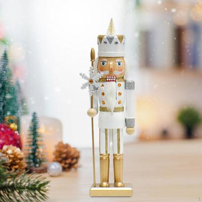 Φιγούρα Καρυοθραύστη Χριστουγεννιάτικο Άγαλμα Επιτραπέζια Διακόσμηση Ξύλινη Κούκλα