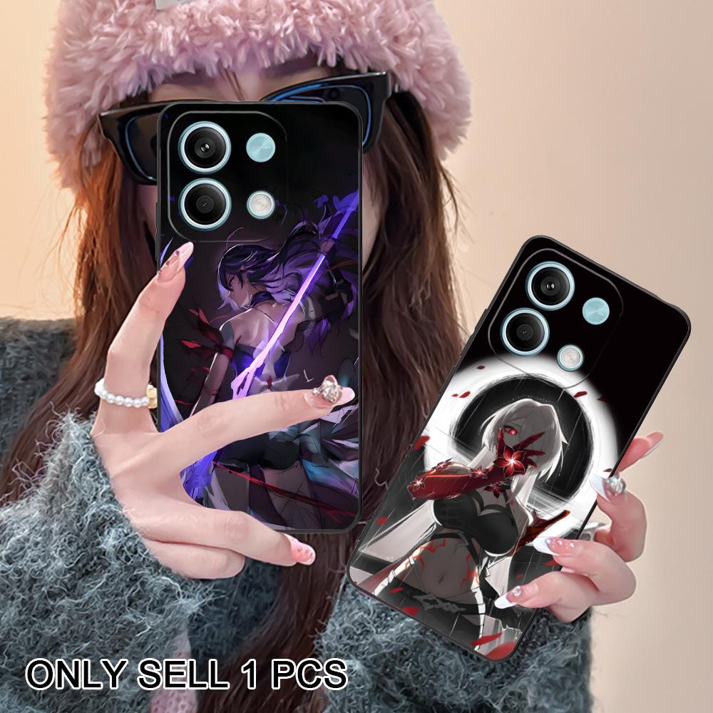 HSR Acheron Matte TPU Mobile Phone Case for POCO F8 F7 F6 F5 F4 F3 F2 Pro GT C75 C71 C65 C61 C40 Pro Ultra Colorful Cover