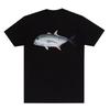 Y2k Summer Marine Fish Handpainted Salmon Sea Fish Fishing Beach Fishing Pure Cotton Printed Loose Shortsleeved Tshirt
