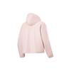 Li-Ning Solid Color Hooded Sports Windbreaker Women Outerwear Light-Pink AFDT850-3