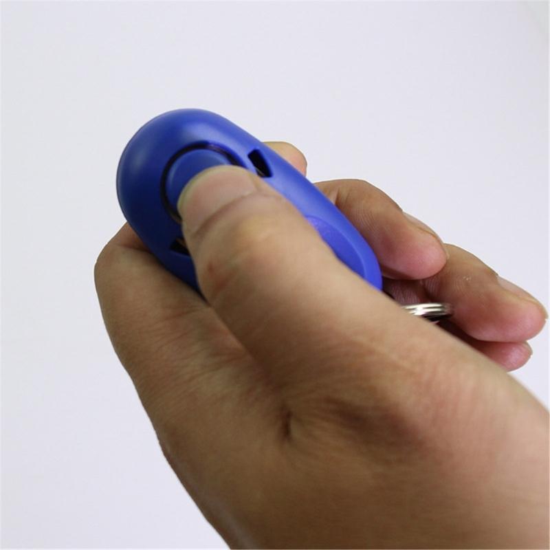 Pet Training Clickers Whistle with Keyring Dog Training Clickers Whistle Combo Perfect for Behavioral Training
