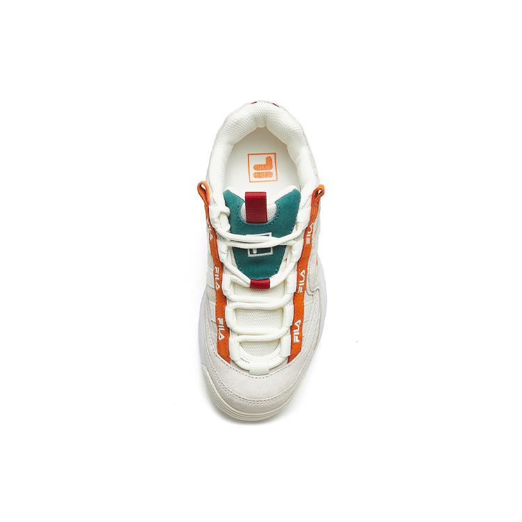 New FILA D Formation Daddy Shoes Green/Orange/White Women's F12W933711AMO