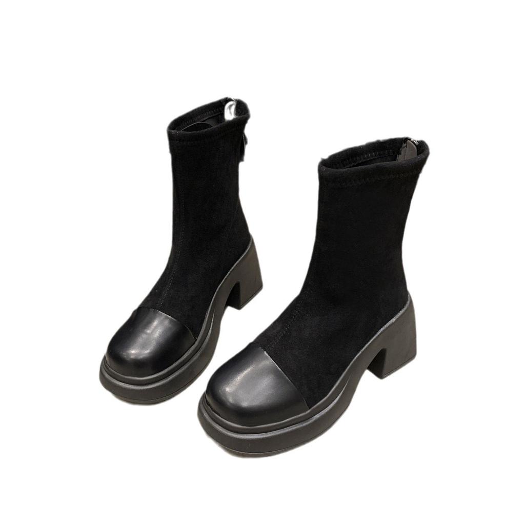 Support a 20252025 Autumn and Winter New Fashion Martin Boots Short Boots Heightening and Slimming Boots