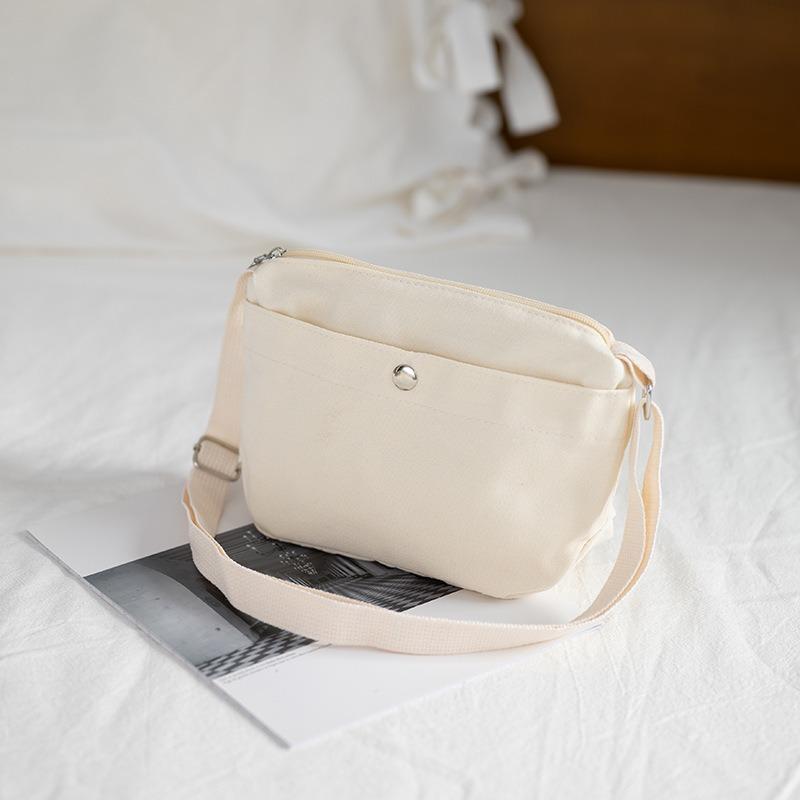 Retro torba na ramię Nowa mała torba płócienna Torba płócienna do dojazdów Mini listonoszka na telefon komórkowy