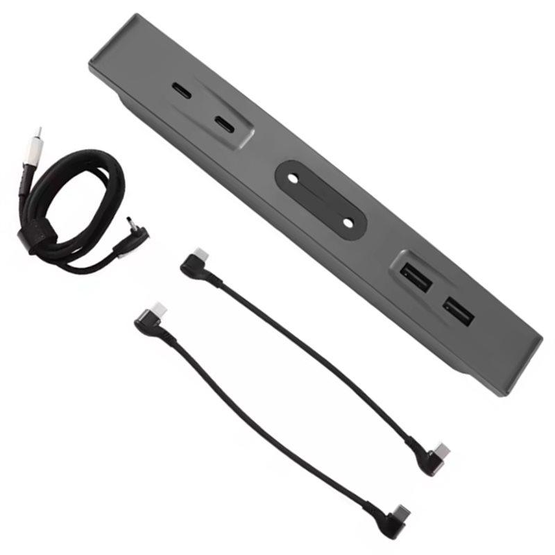 For Tesla Model 3 Y Center HUB Extender Docking Station USB Fast Charging Adapter Accessories