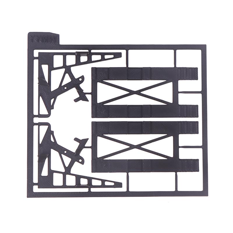 1 Set Cadru Model Parcare Vehicule cu Două Nivele Pentru Mașinuță Jucărie Aliaj 1/64 Piese de Asamblare Decor Scenă Suport Mașină Garaj Imprimat 3D