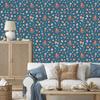 Wallpaper Sea Animals Blue and Turquoise for Living Room and Bedroom 50x1000