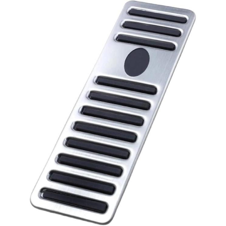 Compatible With Maserati Ghibli Levante Quattroporte 2014-2024 LHD Stainless Steel Footrest Dead Brake Gas Pedal Pad Cover Trim 2023 2022(Footrest