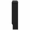 vidaXL MDF Radiator Cover Black 205 Cm