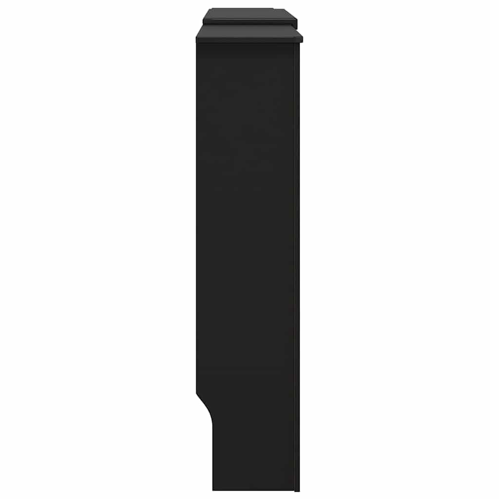 vidaXL MDF Radiator Cover Black 205 Cm