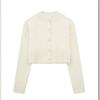 Womens Knit Cardigan Sweater Single-Breasted Fashion Casual Multi-Color Options Short Outerwear