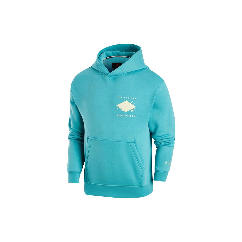Jordan Sweatshirts Men's Duck Turquoise Hooded Moderate Regular DH9020-392