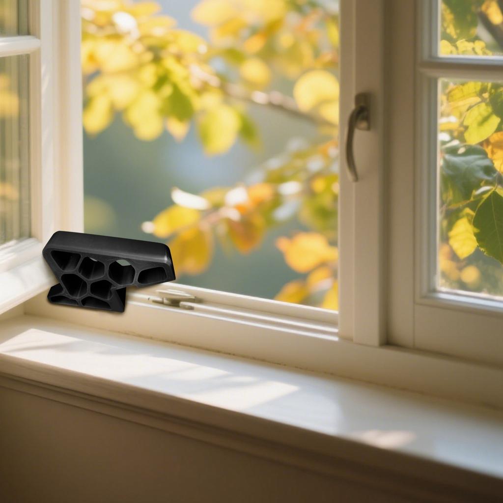 Window And Balcony Door Stops With Track Locks, Balcony Safety Door Stops, Window Door Stops, Sliding Glass Door And Window Anti-collision Wedges