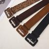 Retro Y2K Faux Suede Wide Belt: Plush, Skirt-Style, Fashionable Women's Waistband