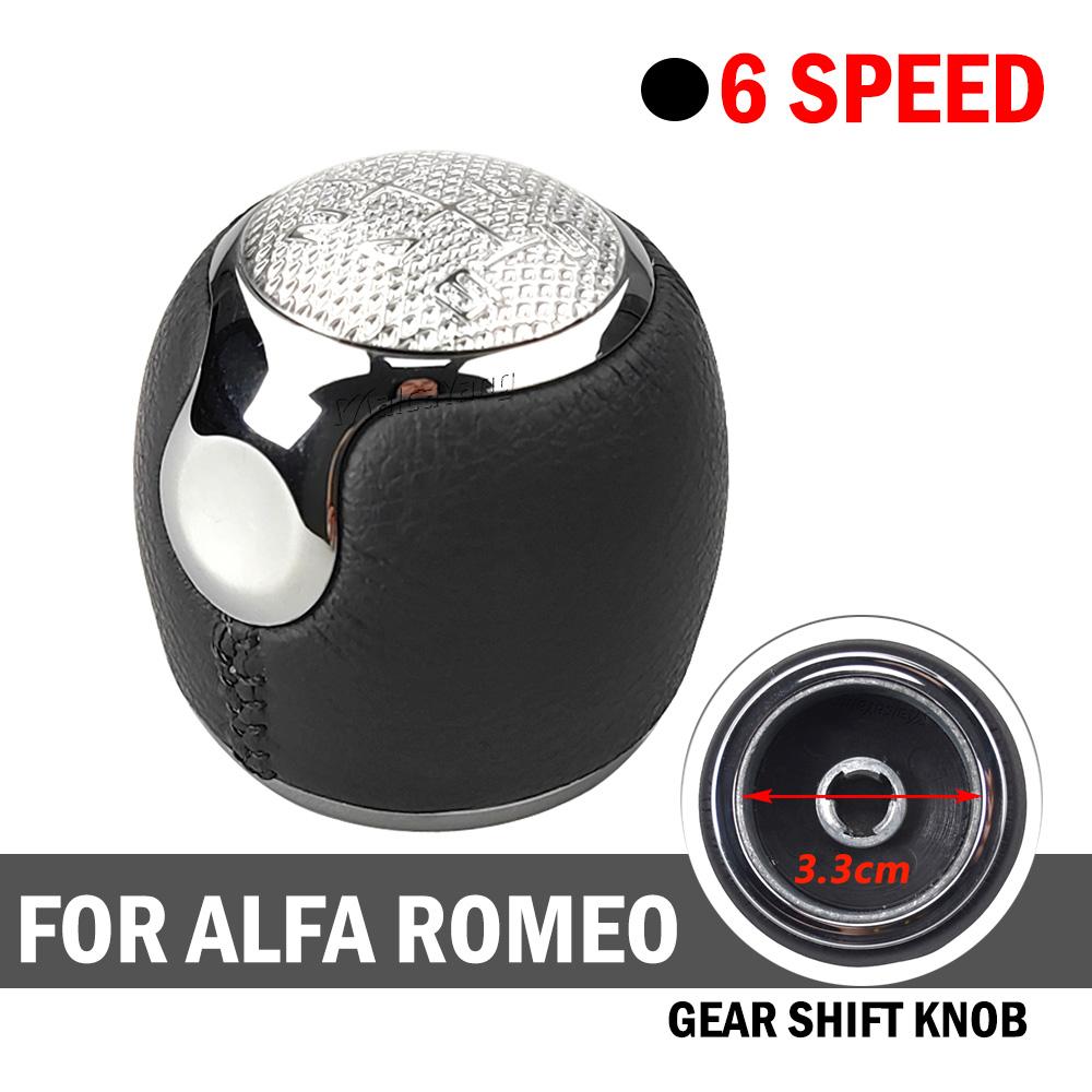 

For Alfa Romeo Mito 2008-2016 Romeo 166 3.2 V6 NEW 5 6 Speed Gear Shift Knob Lever Head 6 Speed