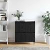 Sideboard in Black Oak Look 60 x 35 x 70 cm