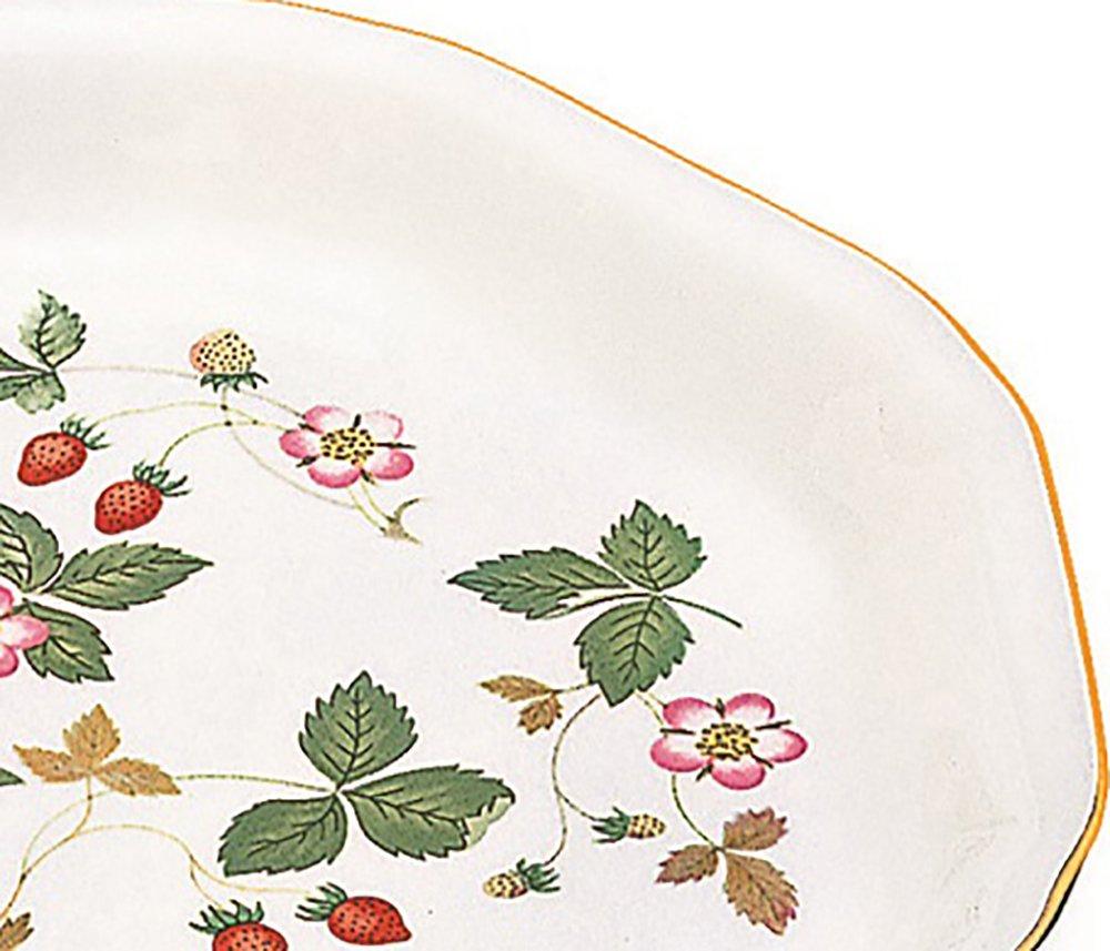 [Officially Imported] Wedgwood Wild Strawberry Octagonal Dish, Large, 50105504950