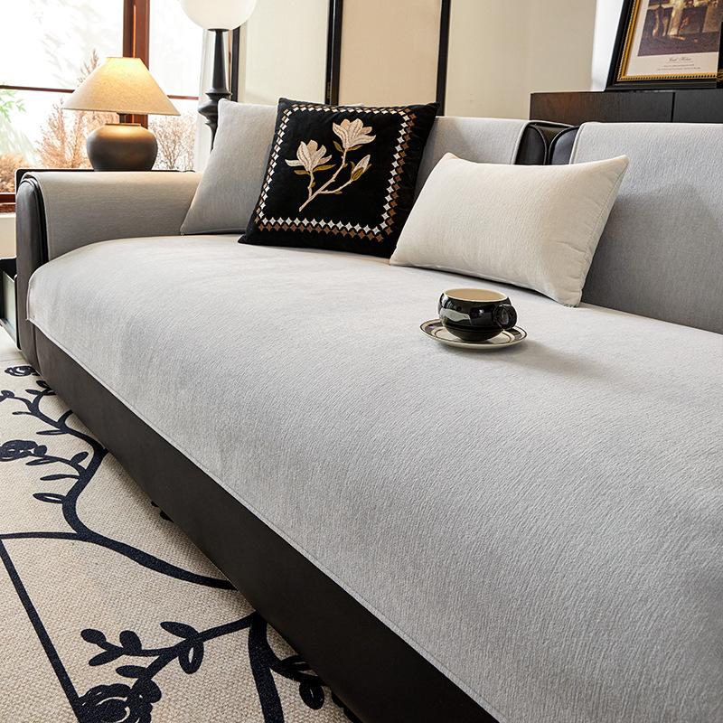 

Ретро Ветер Подушка для Дивана Универсальная на Все Сезоны Новый Чехол для Дивана Защита от Царапин Кошками Шениль Нескользящий Пылезащитный Чехол 90*90cm