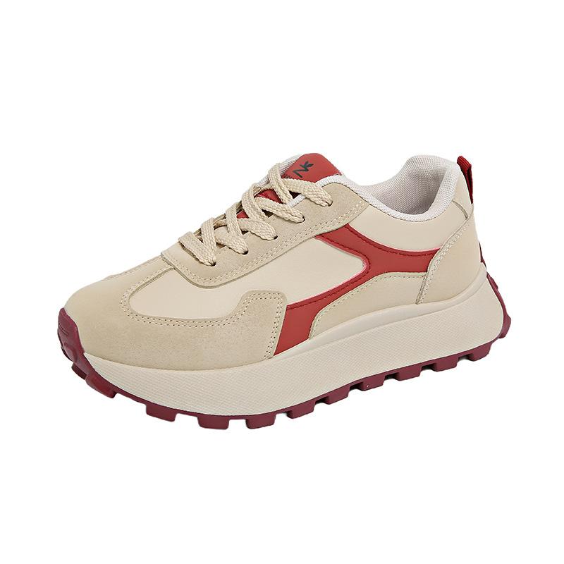 Women's thick soled casual running sports shoes women's multifunctional trendy sports shoes height increasing multifunctional