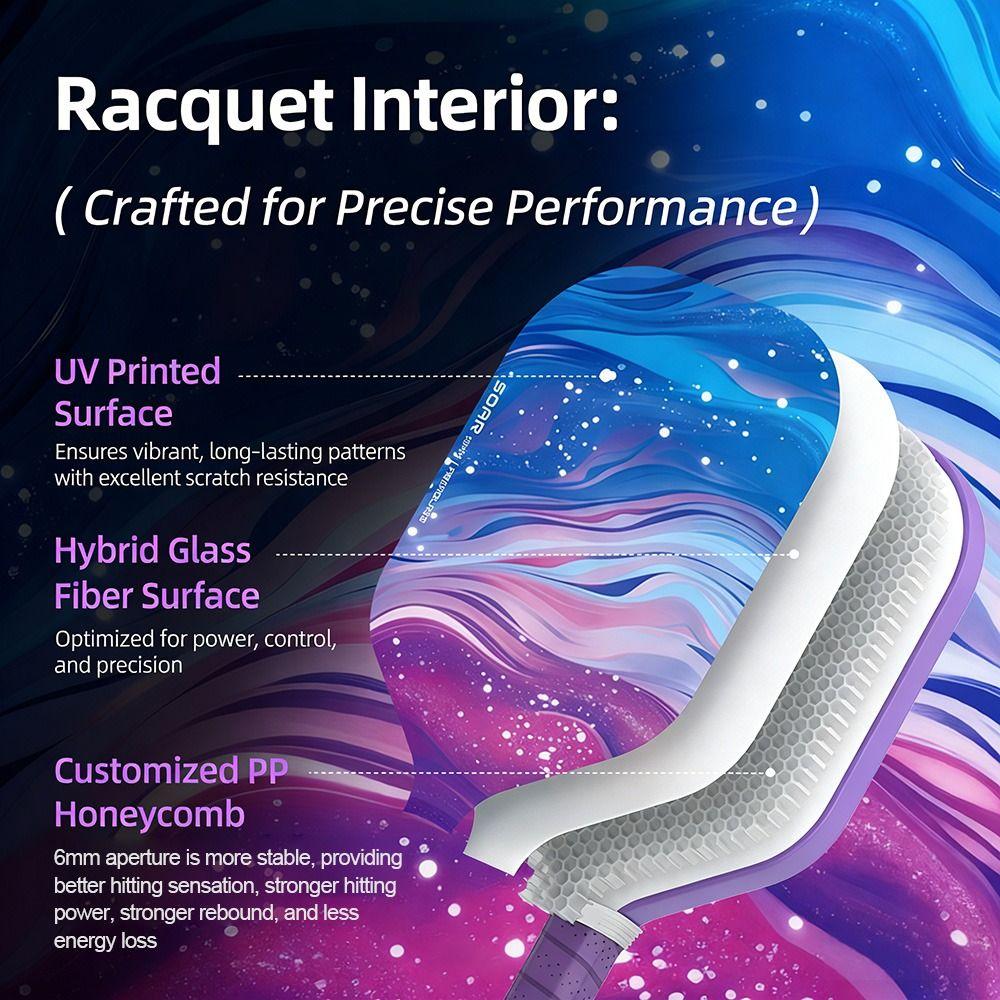 Shock Absorption Pickleball Paddle Anti-slip Handle Pickle Ball Paddle Fashion Game Supplies