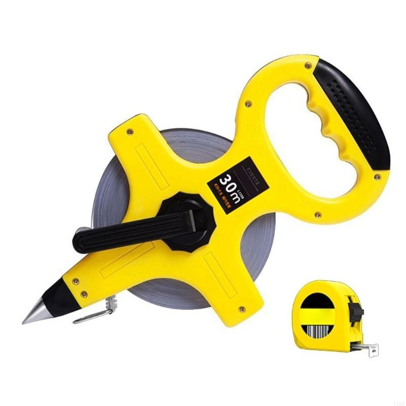 Strong ABS Fiber Tape Measure Waterproof Nylon Coating Portable Handle Design with 3 Meter Reward Tape For Multipurpose Use