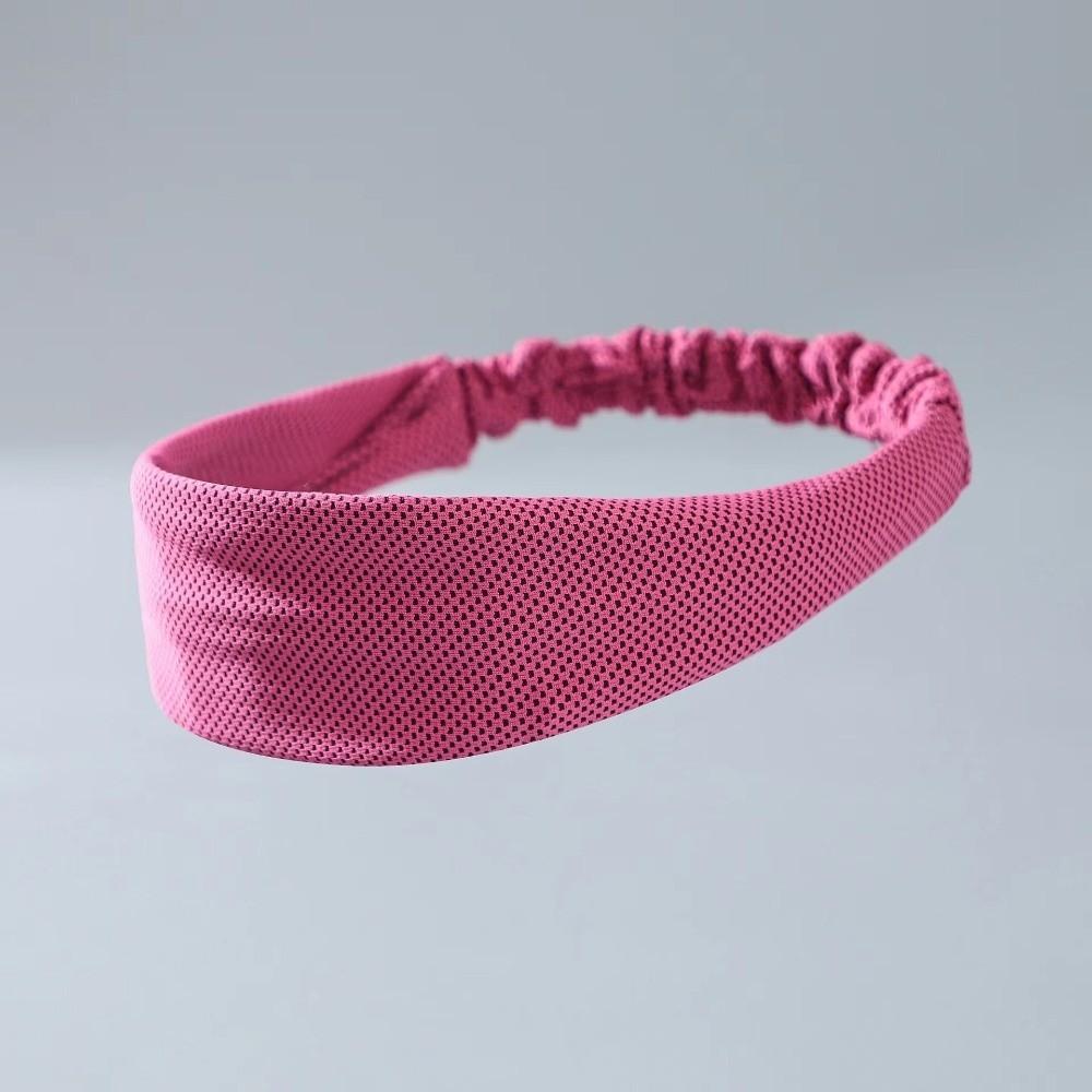 Sweat Absorbent Cool Elastic Headband Breathable Fitness Sweatband Lightweight Sport Headband Yoga